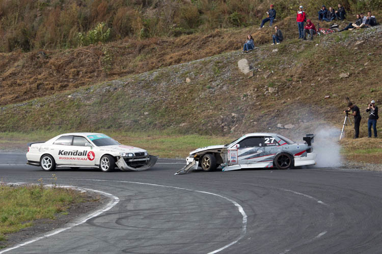 Сезон легального дрифта закрыли на Змеинке