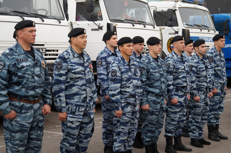  ОМОН Приморья отмечает годовщину