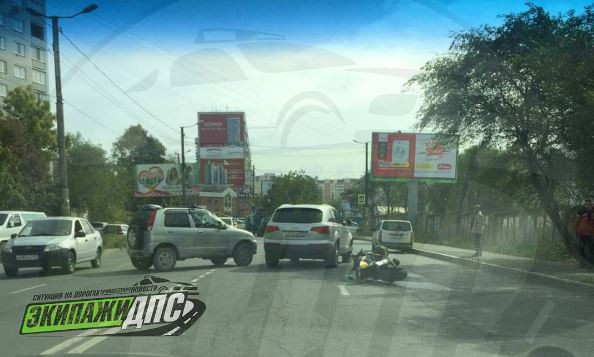 Мотоциклиста изувечил внедорожник