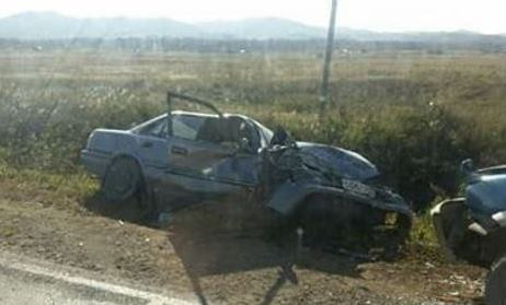 Лобовое столкновение на приморской трассе (ВИДЕО) 