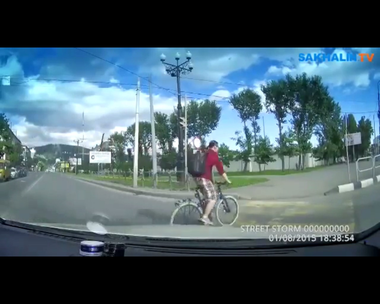 Погоня по тротуарам не впечатлила полицию (ВИДЕО)