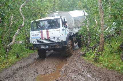 Туристы застряли в районе реки Мутновской на Камчатке