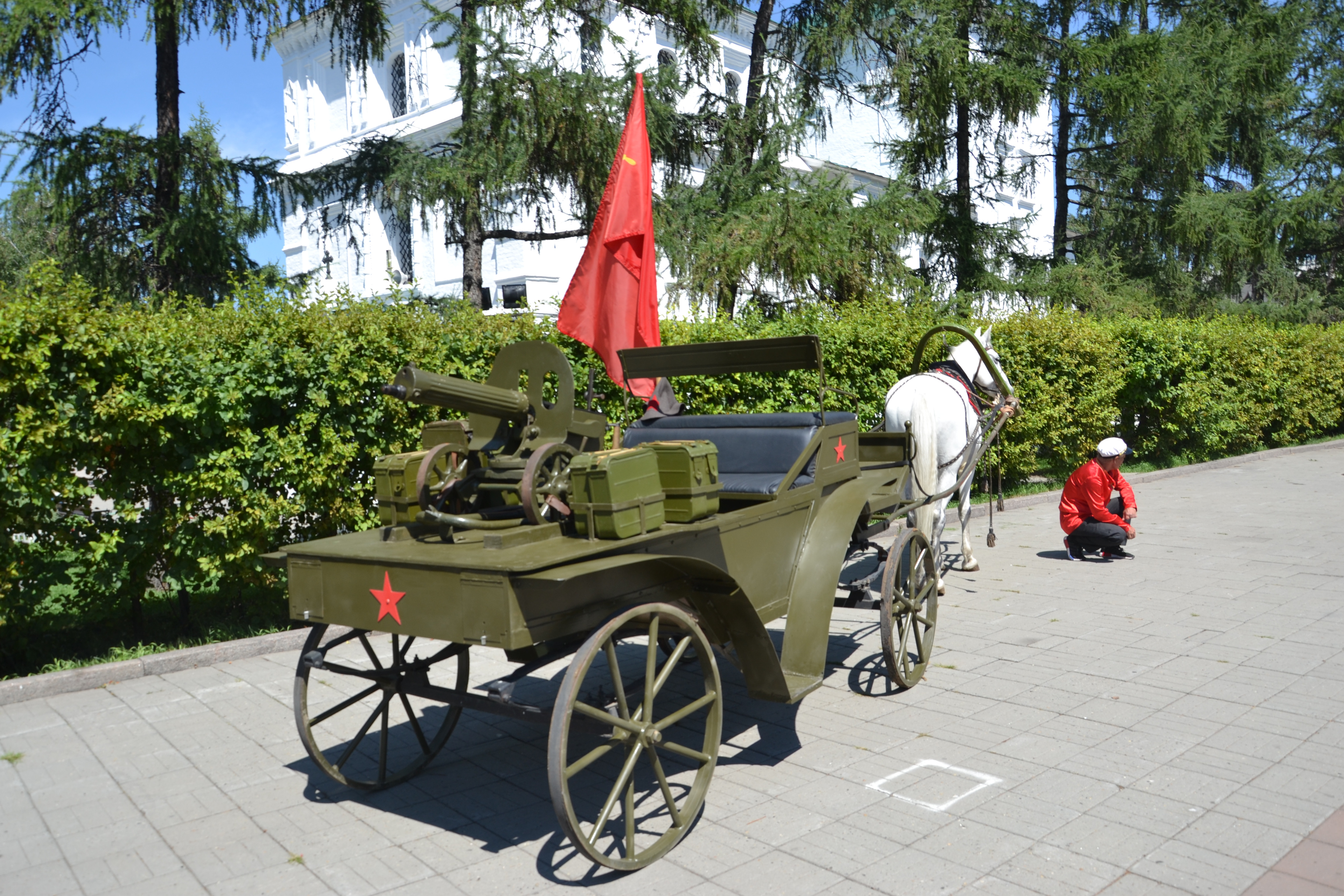 Для патриотов России в небе над Иркутском «нарисовали» сердце