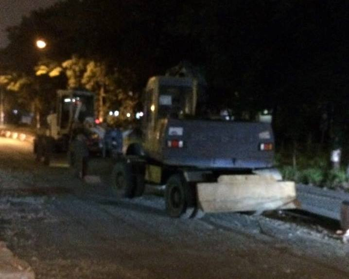 Дорожники исчезли с Народного проспекта во Владивостоке