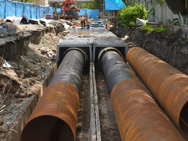 Серьезный ремонт начался в одном из районов Владивостока