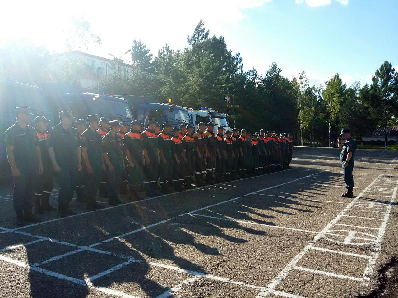 Военнослужащие Амурского центра МЧС России «спасли» Приморье