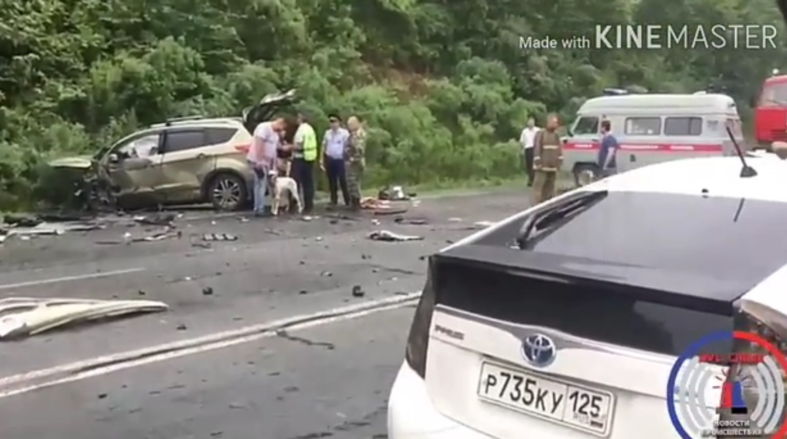 Серьезное ДТП затруднило движение на трассе Владивосток — Хабаровск