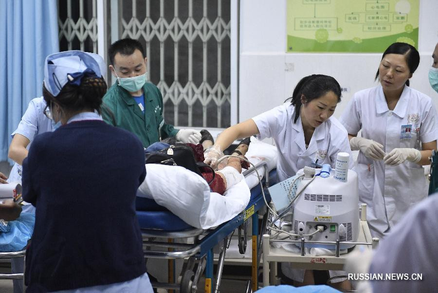 Китай ликвидирует последствия стихии