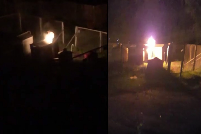 Газораспределительное устройство загорелось в Биробиджане