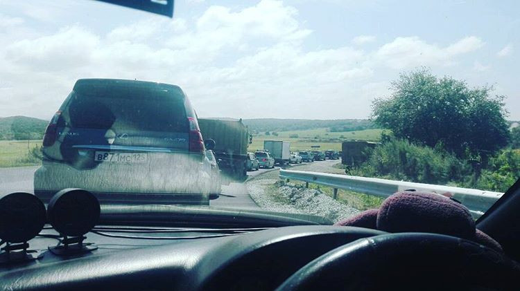 Автомобилисты снова жалуются на огромные пробки в Шкотовском районе