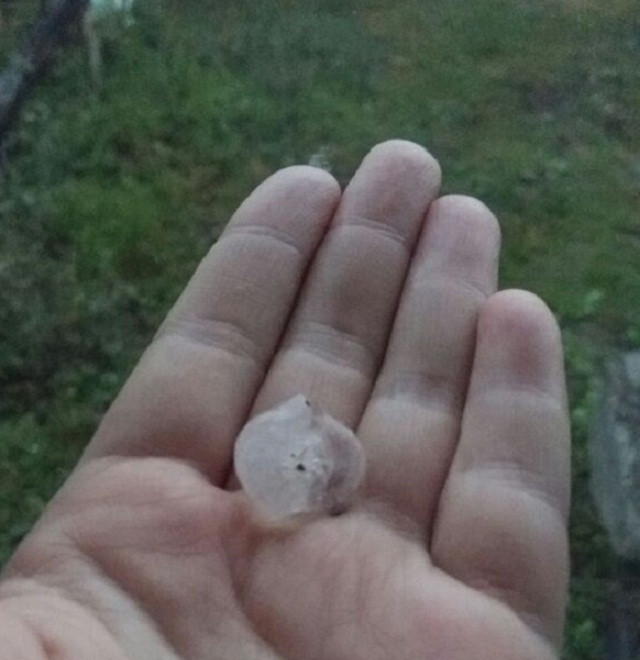 Град обрушился на Приморский край (видео)