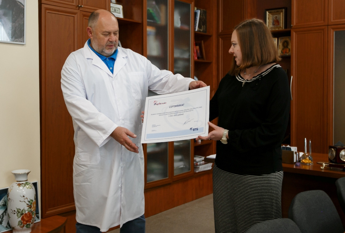 Современную "палату для пробуждения" приобрел ВТБ для больницы Владивостока