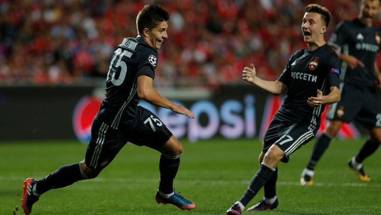 ЦСКА победил в стартовом матче Лиги Чемпионов