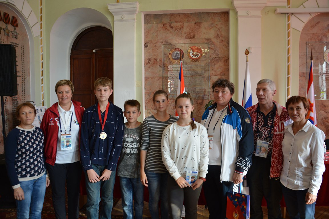 Олимпийские чемпионы встретились со спортсменами в Хабаровске