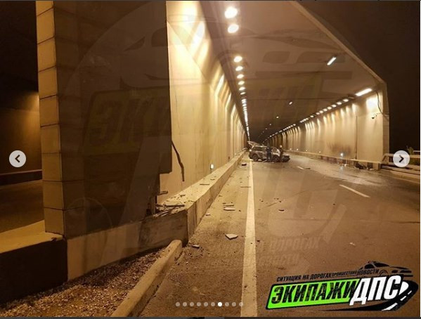 Жесткая автоавария произошла в туннеле во Владивостоке (фото)