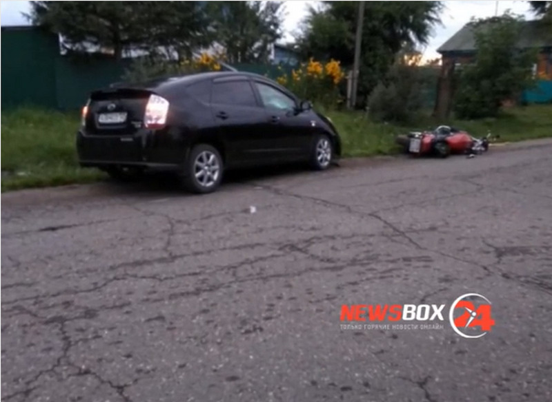 Мотоциклист чуть не остался без обеих ног