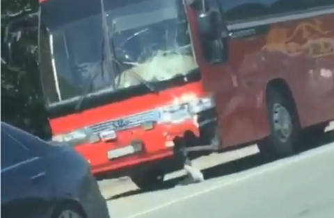 Мужчина попал под колеса междугороднего автобуса