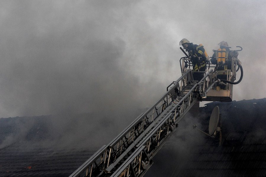 Бомж обиделся и спалил супермаркет