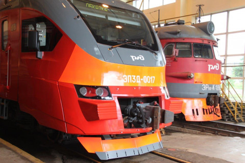 Пассажирский поезд с чемпионата мира начинает работу в Приморье