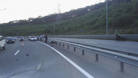 На Русском острове сбили крупное животное