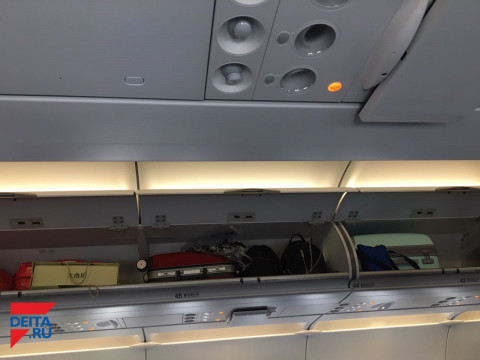 Авиадебошира усмирили упаковочной пленкой