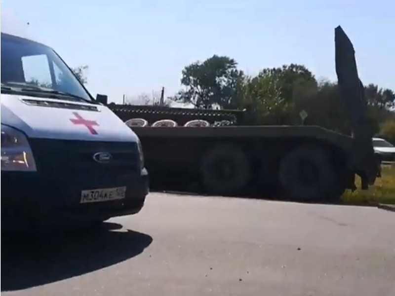 Серьезное ДТА: танк не доехал до масштабных учений