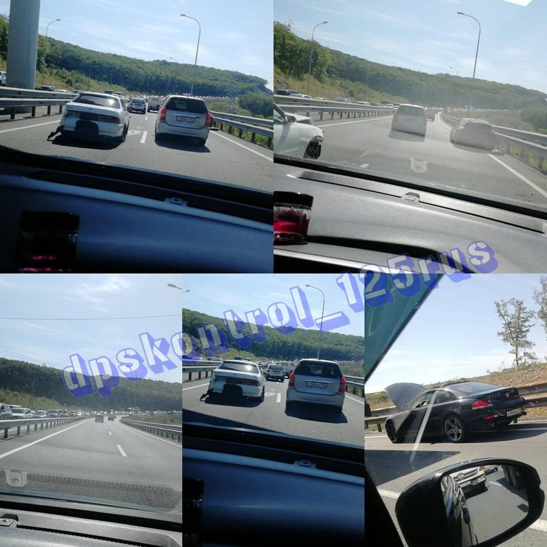 Трасса Седанка - Патрокл парализована в обе стороны