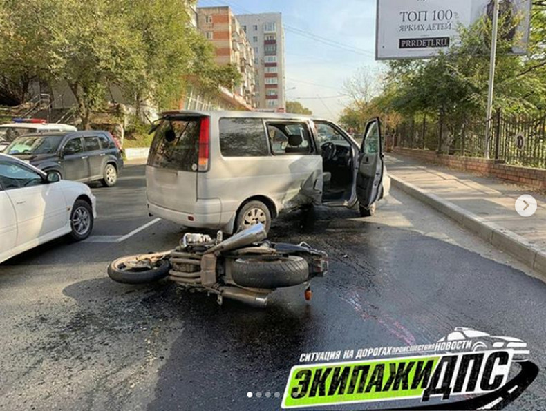 Разворот не удался: мотоциклист погиб на месте