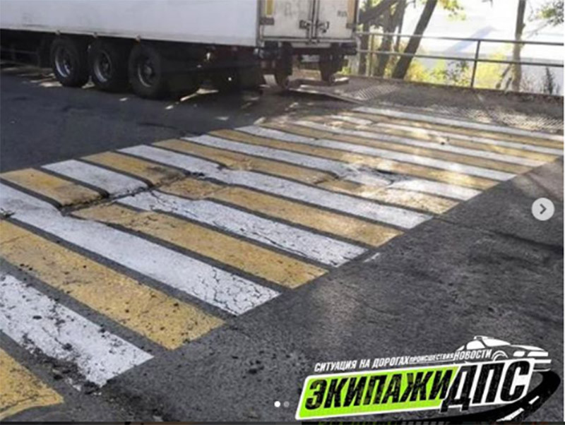 "Это сильно": странную дорожную разметку обсуждают соцсети