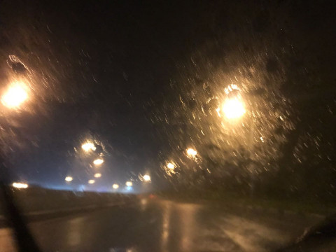 Город ушел под воду из-за сильного ливня