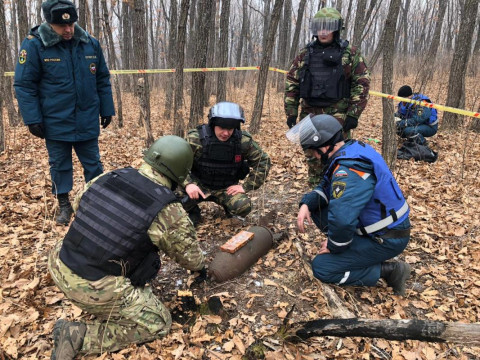 Авиабомбу времен ВОВ нашли в Приморье