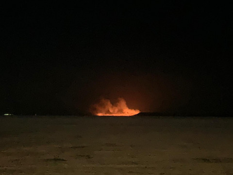 Огромное пламя напугало горожанина