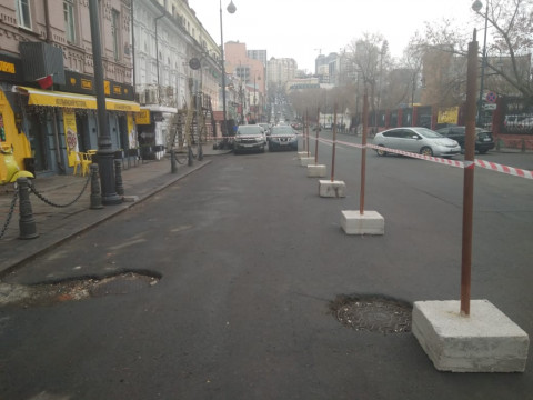 Ремонтные работы будут мешать автомобилистам Владивостока до июня