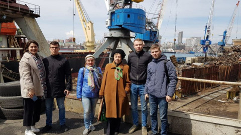 Студенты проходят производственную практику в ОАО "Владморрыбпорт"