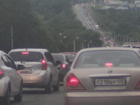 Движение на федеральной трассе парализовано
