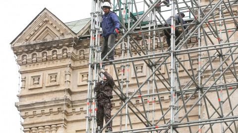 В Приморье объяснили поплывший фасад «звездных» домов Путина