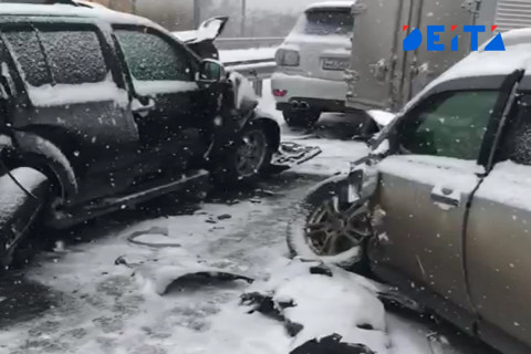 Авария года: массовое ДТП во Владивостоке добило все рекорды