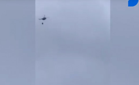 Мажоры развлекаются: Гелик сбросили с вертолета