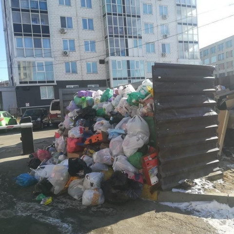 Город превратился в помойку из-за мусорной реформы