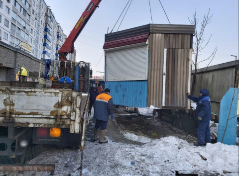 Пешеходные дорожки вместо ларьков появятся во Владивостоке