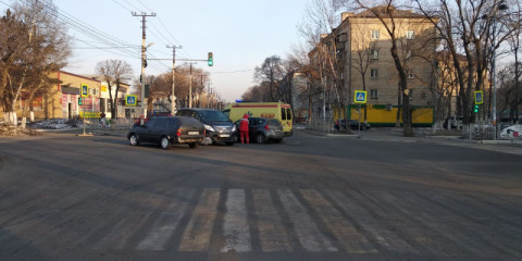 Машина «скорой помощи» с пациентом попала в ДТП