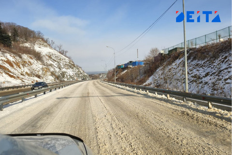 Рейсовый автобус вылетел с трассы в Приморье
