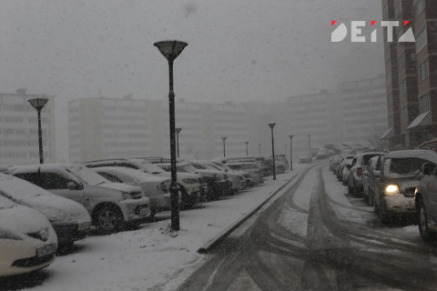 Названо время начала снегопада во Владивостоке
