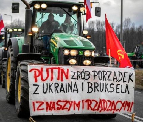 Польские фермеры обратились к Путину