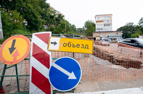 Новую ливневку строят во Владивостоке