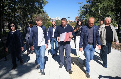 Находку благоустраивают по плану развития