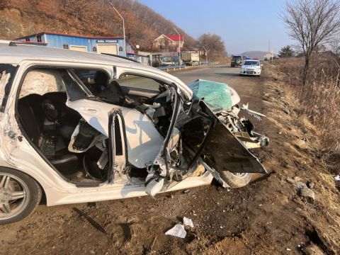 Беременная женщина пострадала в ДТП в Приморье