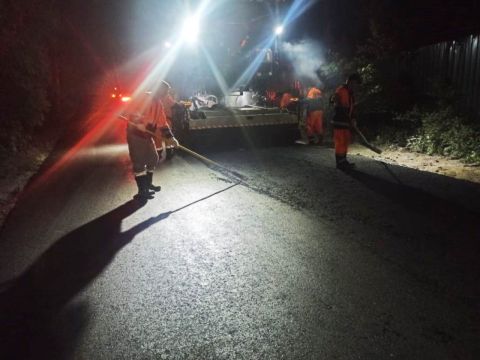 Более 280 тонн асфальта уложили на одной из улиц Владивостока