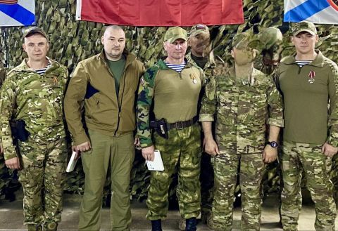 Командира «Тигров» наградили Орденом Мужества 