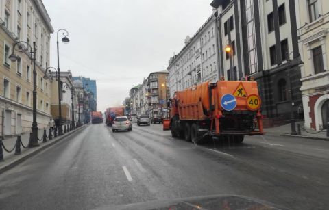 Владивосток встречает непогоду во всеоружии